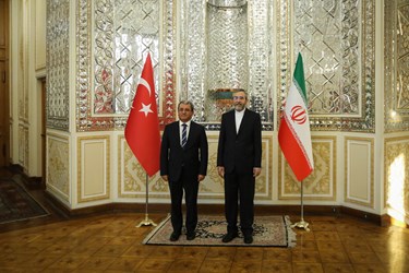 دیدار معاون وزیر خارجه ترکیه با علی باقری