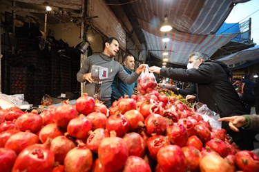 بازار شب یلدا در همدان