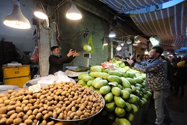 بازار شب یلدا در همدان