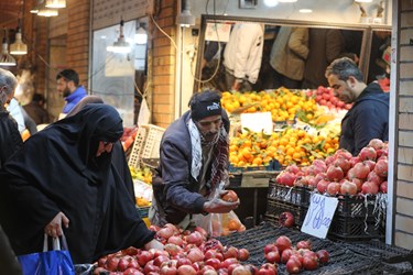 بازار شب یلدا در همدان