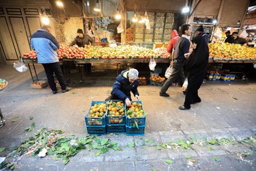 بازار شب یلدا در همدان