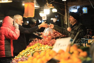 بازار شب یلدا در همدان