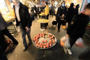 بازار شب یلدا در همدان