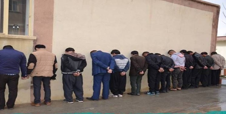 25 نفر اراذل و اوباش در بهارستان دستگیر شدند