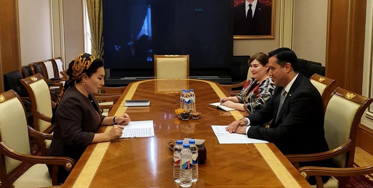 دیدار سفیر تاجیکستان با معاون فرهنگی و رسانه‌ای کابینه ترکمنستان