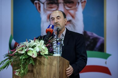 سخنرانی  محمدحسن نامی رئیس سازمان مدیریت بحران کشور در نمایشگاه مدیریت بحران ایران قوی