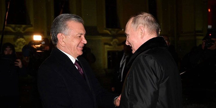 دیدار رؤسای جمهور ازبکستان و روسیه با محوریت اجرای توافقات