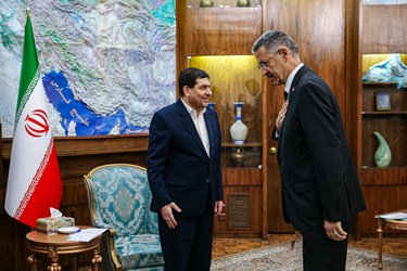 دیدار وزیر نفت عراق با محمد مخبر معاون اول