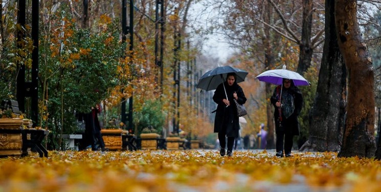 بارش در راه آسمان مازندران