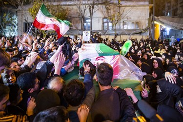 وداع با پیکر شهید سید رضی موسوی
