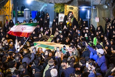 وداع با پیکر شهید سید رضی موسوی