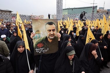 آغاز آئین تشییع شهید «سردار سید رضی موسوی»