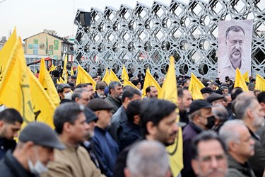 آغاز آئین تشییع شهید «سردار سید رضی موسوی»