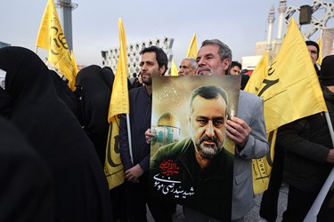 آغاز آئین تشییع شهید «سردار سید رضی موسوی»