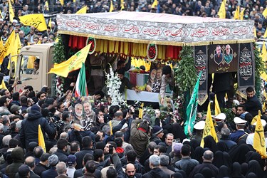 آغاز آئین تشییع شهید «سردار سید رضی موسوی»