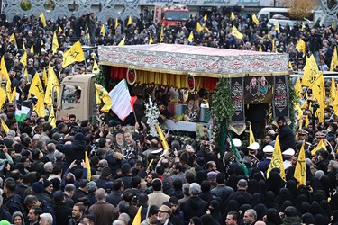 آغاز آئین تشییع شهید «سردار سید رضی موسوی»