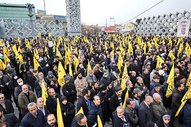 آغاز آئین تشییع شهید «سردار سید رضی موسوی»