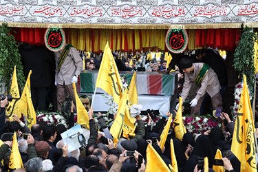 آغاز آئین تشییع شهید «سردار سید رضی موسوی»