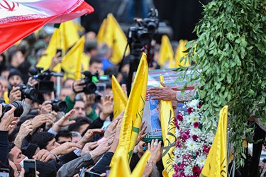 آغاز آئین تشییع شهید «سردار سید رضی موسوی»