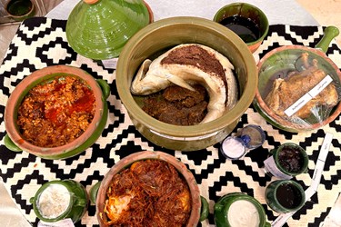 جشنواره گیله خوراک با غذاهای محلی در رشت