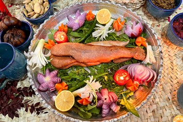 جشنواره گیله خوراک با غذاهای محلی در رشت