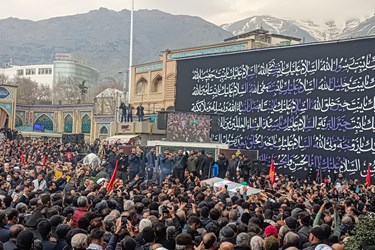 آئین تشییع و تدفین شهید «سردار سیدرضی موسوی»«علی عسکری باشگاه خبرنگاران توانا»