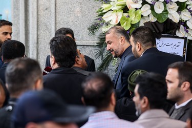حسین امیرعبداللهیان وزیر امور خارجه در مراسم گرامیداشت «شهید سید رضی موسوی»
