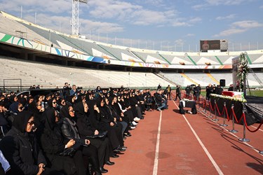 وداع با «ملیکا محمدی» در ورزشگاه آزادی