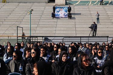 وداع با «ملیکا محمدی» در ورزشگاه آزادی