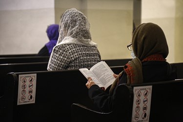 مراسم سال نو میلادی در کلیسای حضرت مریم(س)