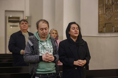 مراسم سال نو میلادی در کلیسای حضرت مریم(س)