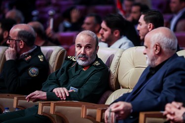 سردار محمدرضا فلاح‌زاده  جانشین فرمانده نیروی قدس سپاه در سومین همایش یاران سلیمانی