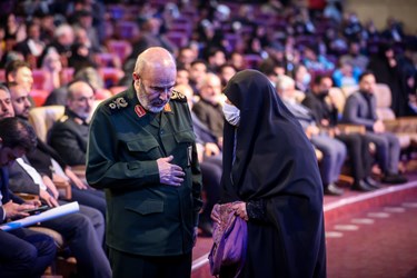 سردار محمدرضا فلاح‌زاده  جانشین فرمانده نیروی قدس سپاه در سومین همایش یاران سلیمانی