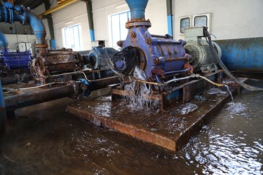 اتمام عملیات اصلاح خط انتقال اصلی آب شرب چالوس 