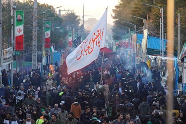 گلزار شهدای کرمان یک روز بعد از حمله تروریستی