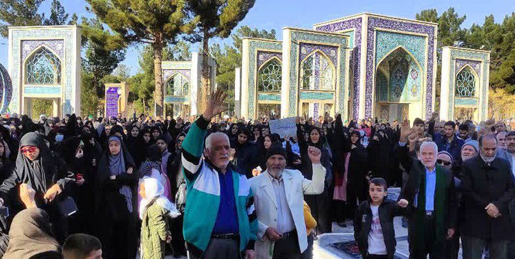 راهپیمایی سبزواری‌ها در محکومیت حمله تروریستی در کرمان