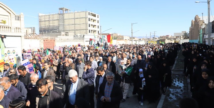 راهپیمایی مردم زاهدان در محکومیت حادثه تروریستی کرمان+تصاویر
