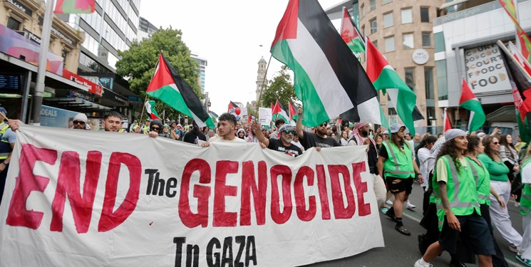 اعتراضات حامیان فلسطین در نیوزیلند