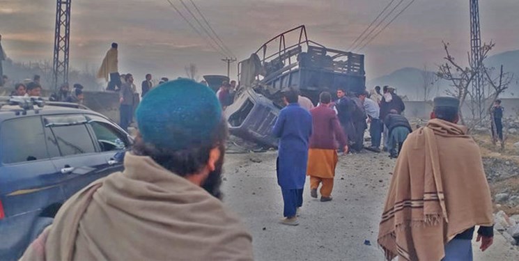 کشته شدن 5 نیروهای امنیتی پاکستان در پی انفجار بمب