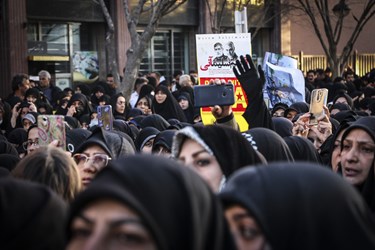 تشییع پیکر مطهر شهیده «فاطمه دهقان» در مشهد