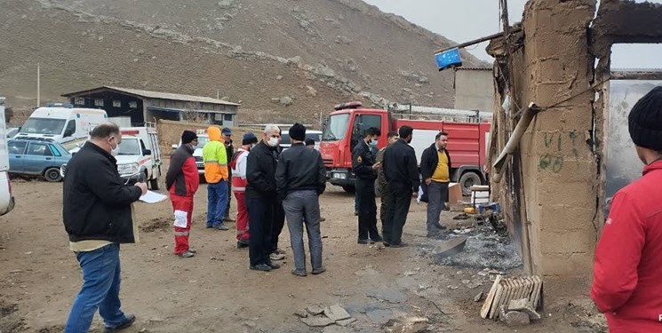 آتش‌سوزی در روستای کهلیک بلاغ هریس یک کشته برجای گذاشت