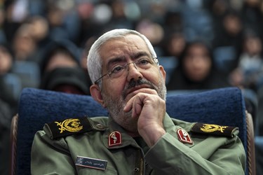 حضور سردار علی حسین پازدار معاون اجرایی سازمان بسیج مستضعفین در,نشست رسانه ای علیه تروریسم