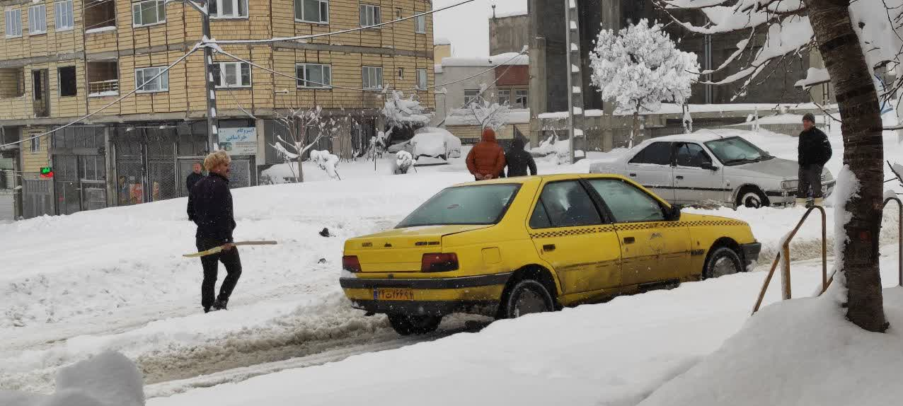 برف در مشکین‌شهر به 65 سانتی‌متر رسید+ عکس و فیلم