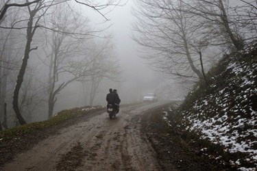 اولین برف زمستانی در ارتفاعات شرق گیلان
