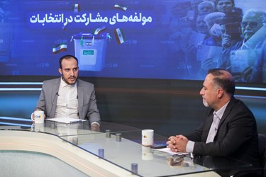 مناظره انتخاباتی سعید آجرلو مدیرمسئولی روزنامه صبح نو و حسین نورانی نژاد، سخنگوی حزب اتحاد ملت ایران