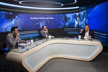 مناظره انتخاباتی سعید آجرلو مدیرمسئولی روزنامه صبح نو و حسین نورانی نژاد، سخنگوی حزب اتحاد ملت ایران