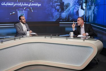 مناظره انتخاباتی سعید آجرلو مدیرمسئولی روزنامه صبح نو و حسین نورانی نژاد، سخنگوی حزب اتحاد ملت ایران