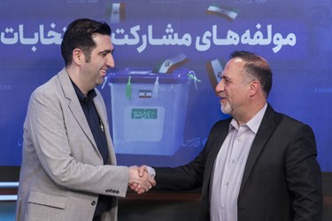 مناظره انتخاباتی سعید آجرلو مدیرمسئولی روزنامه صبح نو و حسین نورانی نژاد، سخنگوی حزب اتحاد ملت ایران