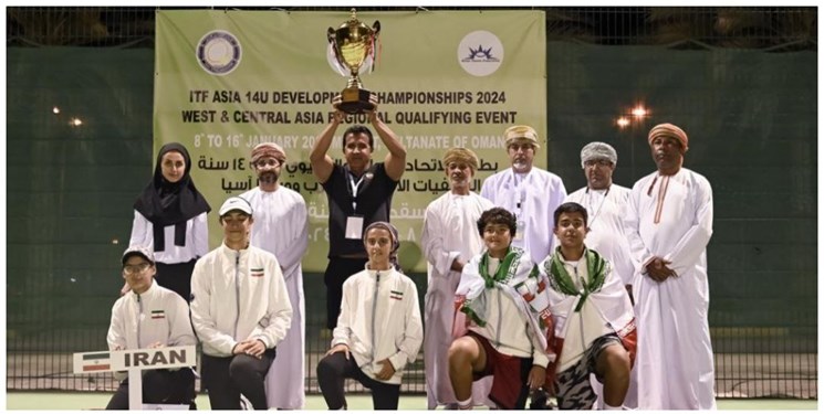 با درخشش مازنی‌ها؛ تنیس ایران قهرمان رقابت‌های سطح ۲ آسیا شد