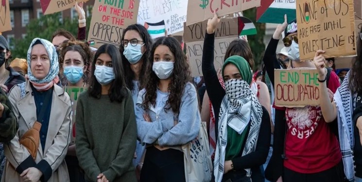 حمله به معترضان حامی فلسطین در دانشگاه کلمبیا